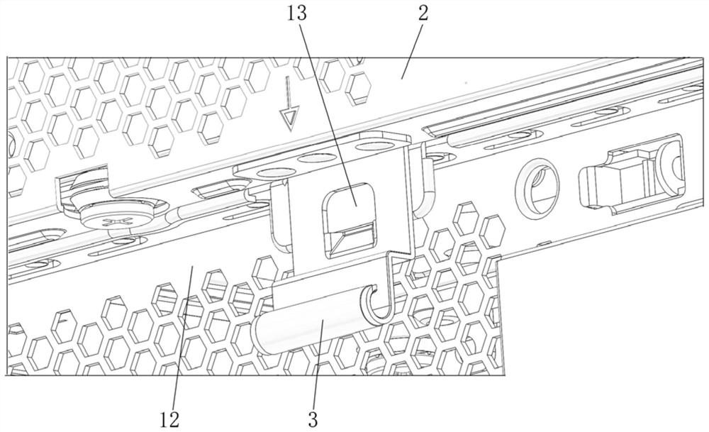 Server case easy to disassemble and assemble