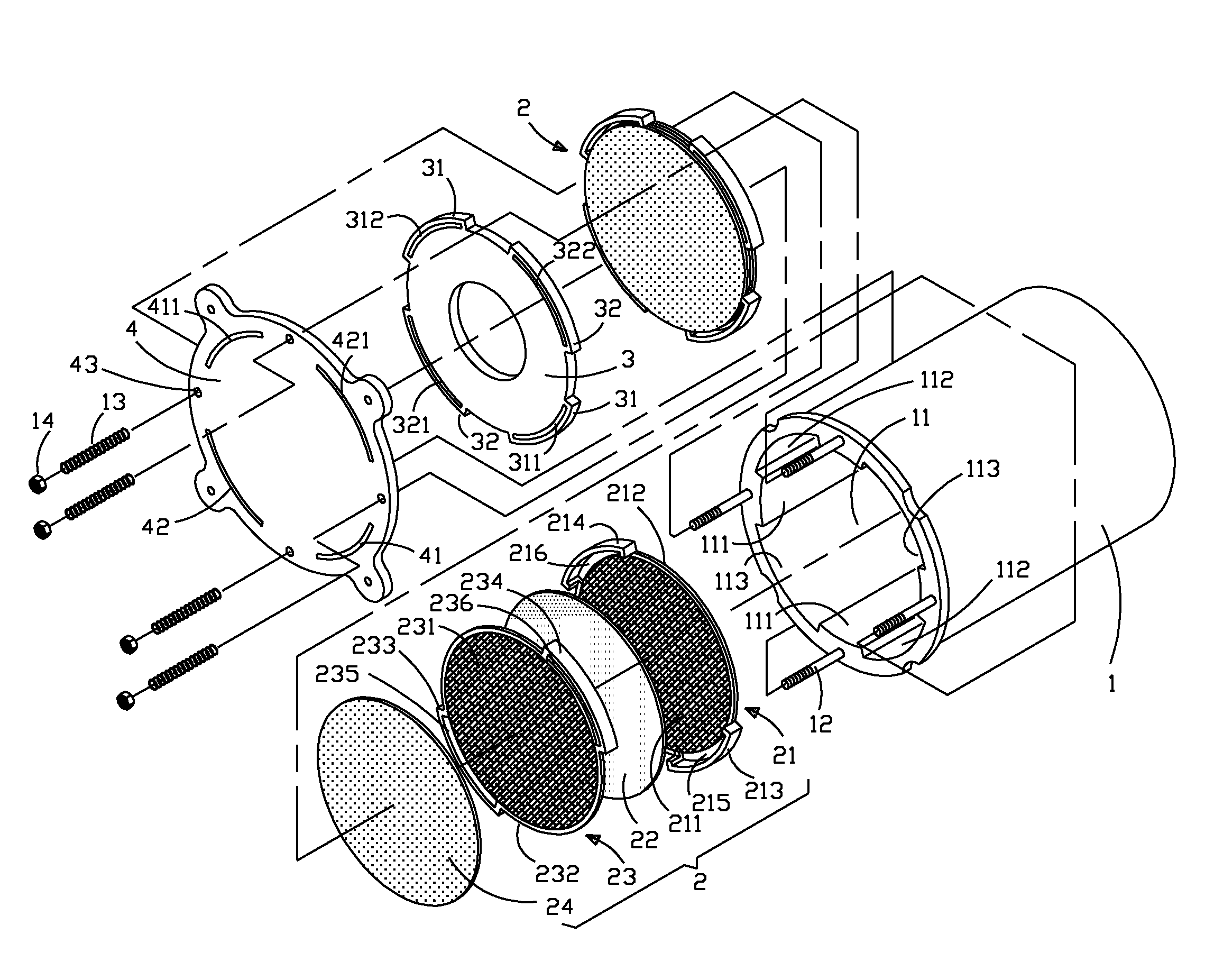 Fuel cell assembly structure