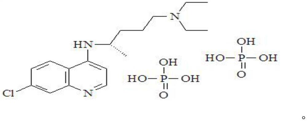 Application of dextro-chiral chloroquine phosphate in preparation of medicine for treating coronavirus