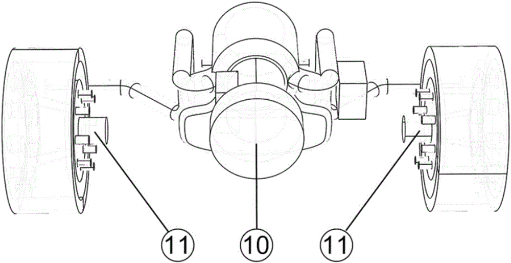 Extend range type electric passenger vehicle with engine arranged at front position