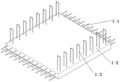 Assembly-type cast-in-place concrete structure disassembly-free template pipe gallery