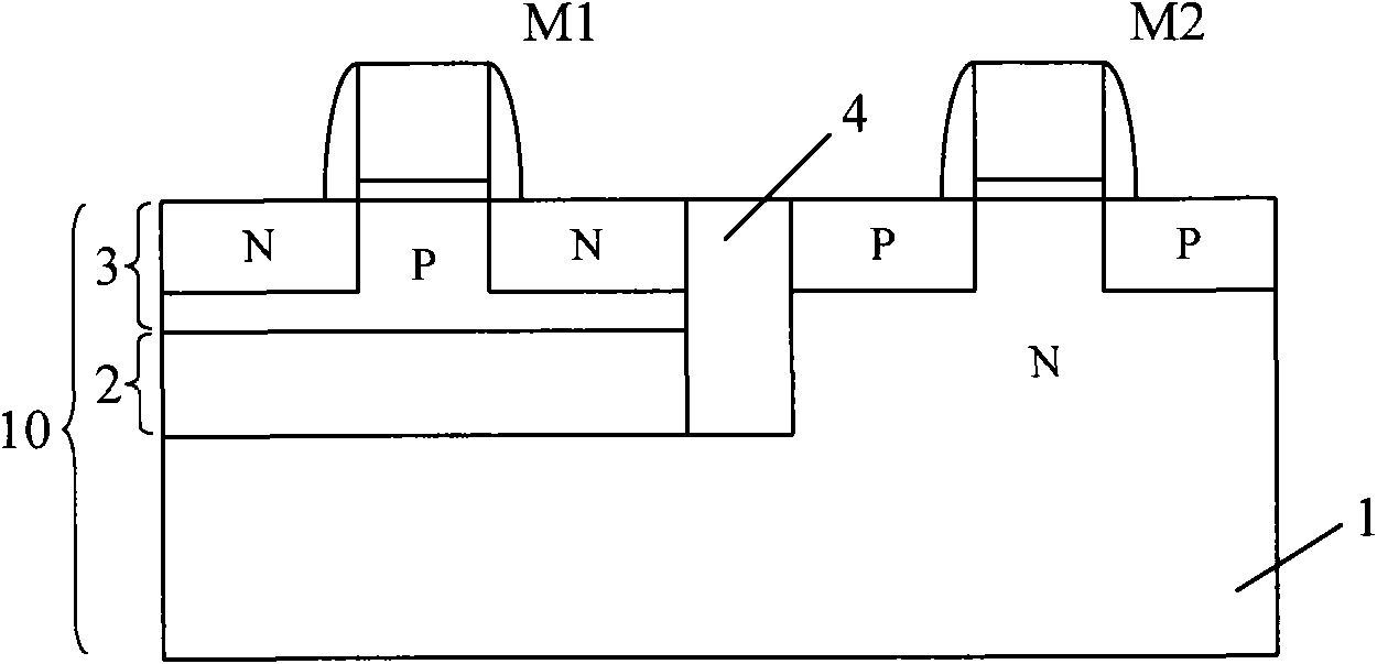 CMOS (Complementary Metal Oxide Semiconductor) device and manufacturing method thereof