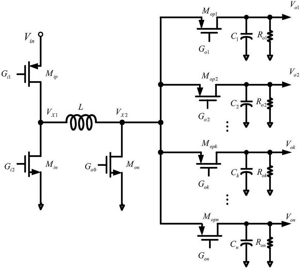 Full wave inductance current sampling circuit