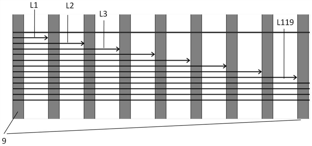 Method for detecting graphic precision of laser-doped SE battery