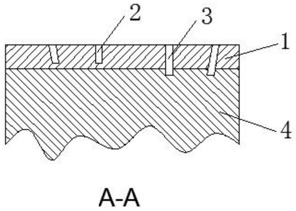 Surface mine frozen soil layer blasting method