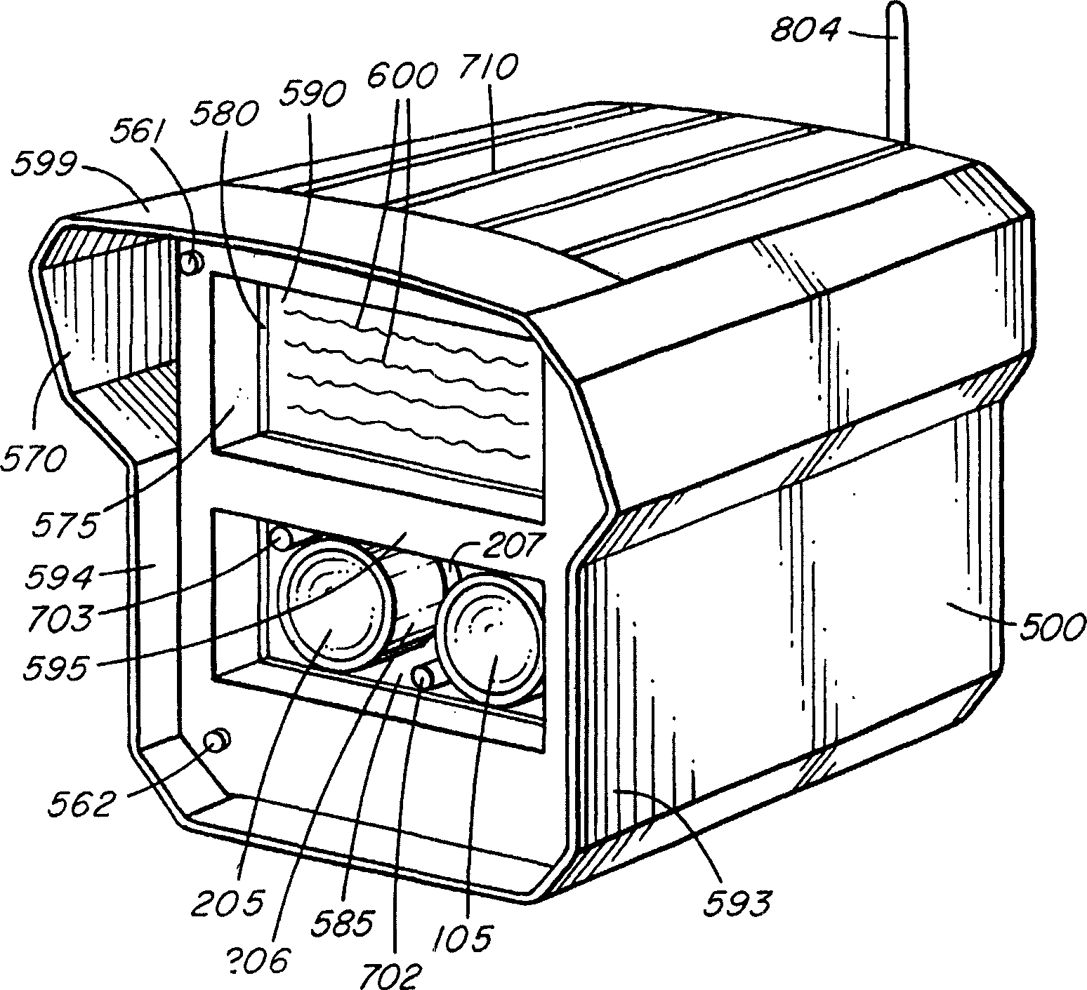 Dual camera surveillance and control system