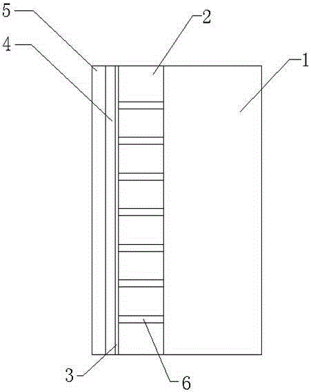 Thermal-insulation structure of exterior wall of building