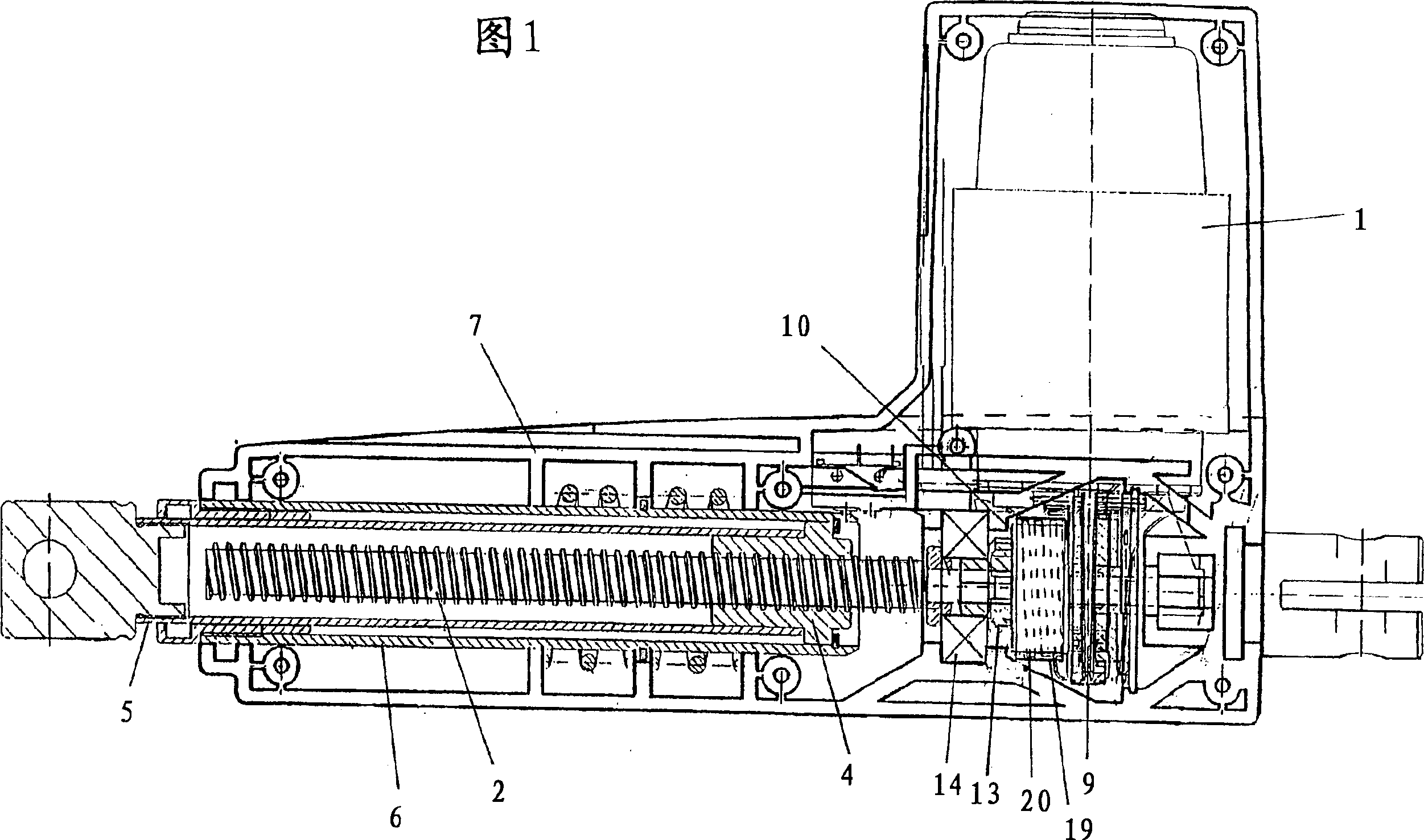 A linear actuator with self-locking spindle