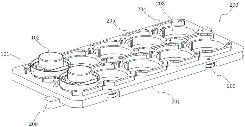 Multi-station assembling and pin twisting device for smoke alarm device