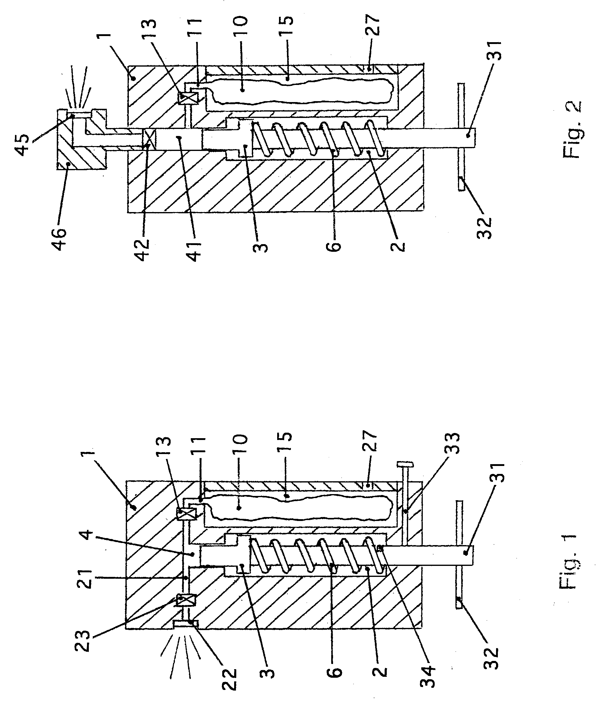 Atomizer for manual actuation