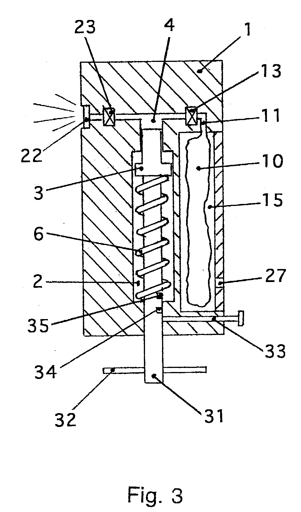 Atomizer for manual actuation