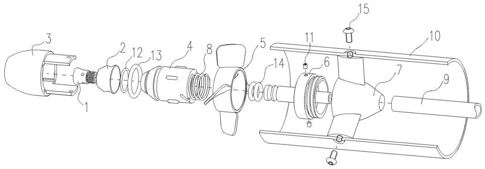 Pneumatic conveying variable spray head