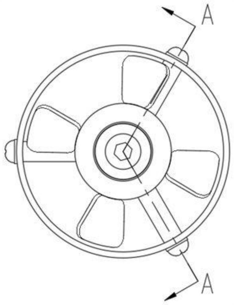 Pneumatic conveying variable spray head