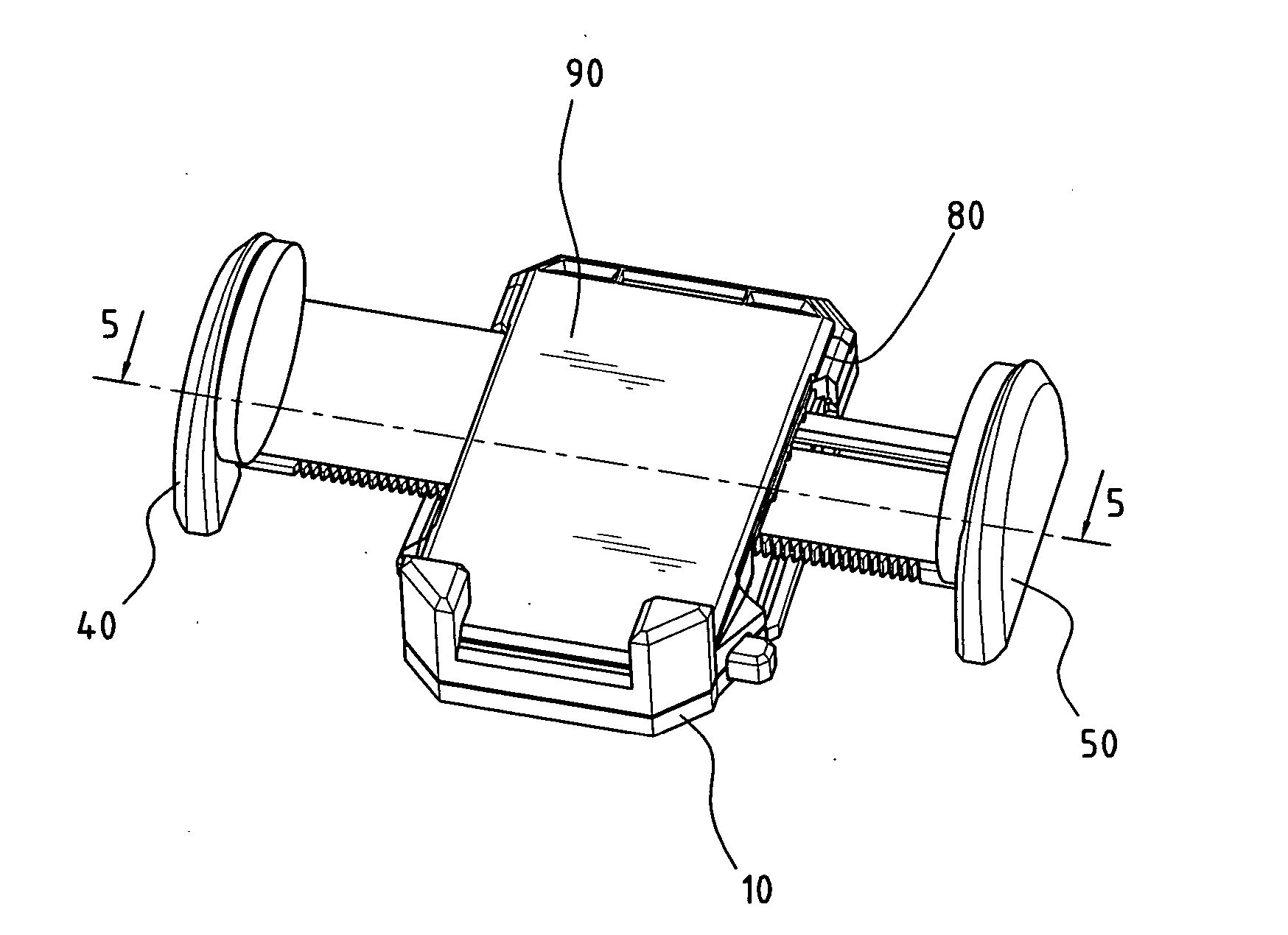 Electronic appliance holding device