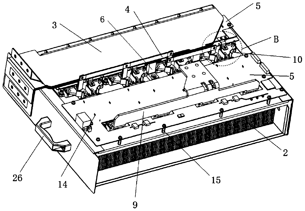 Four-parallel-connection power module group of inverter