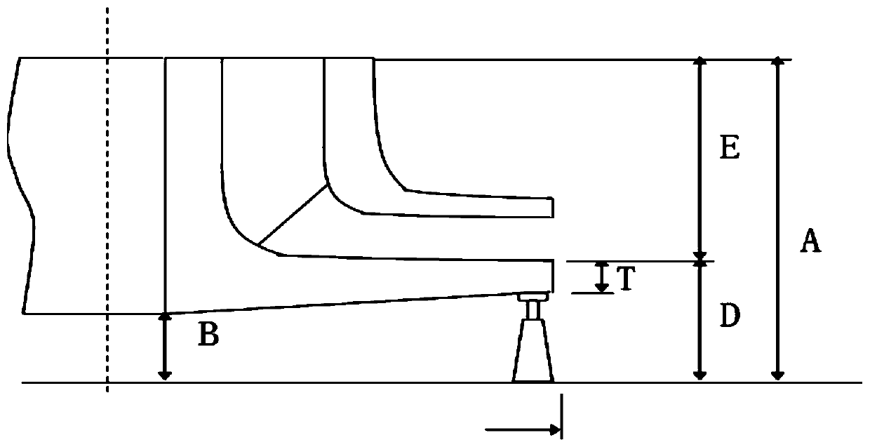 Shaft-disc coordinate deviation measuring method for slotted welding impeller