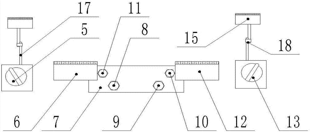 Motor air gap eccentric detection device