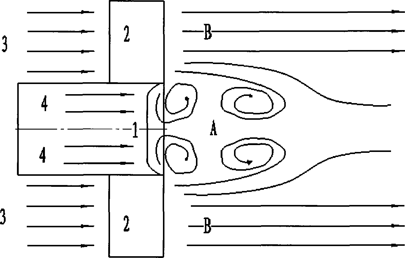 Flame stabilizing device and method for supporting plate with cavities