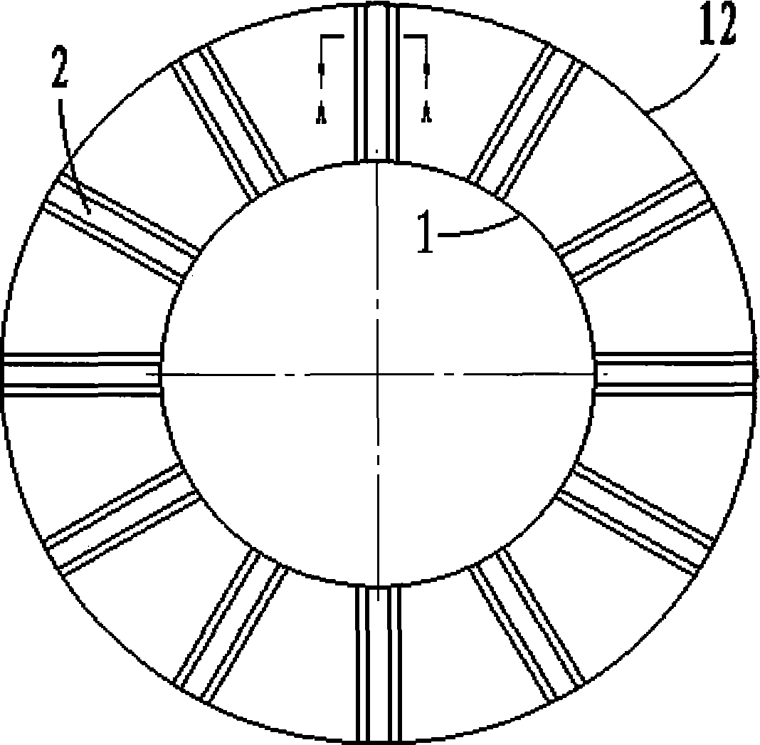 Flame stabilizing device and method for supporting plate with cavities