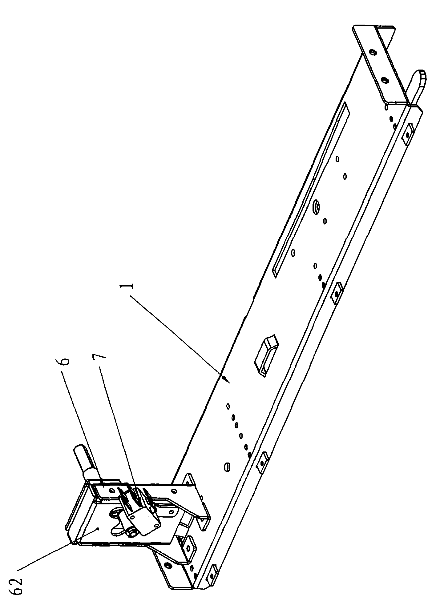 Switch cabinet drawer interlocking mechanism