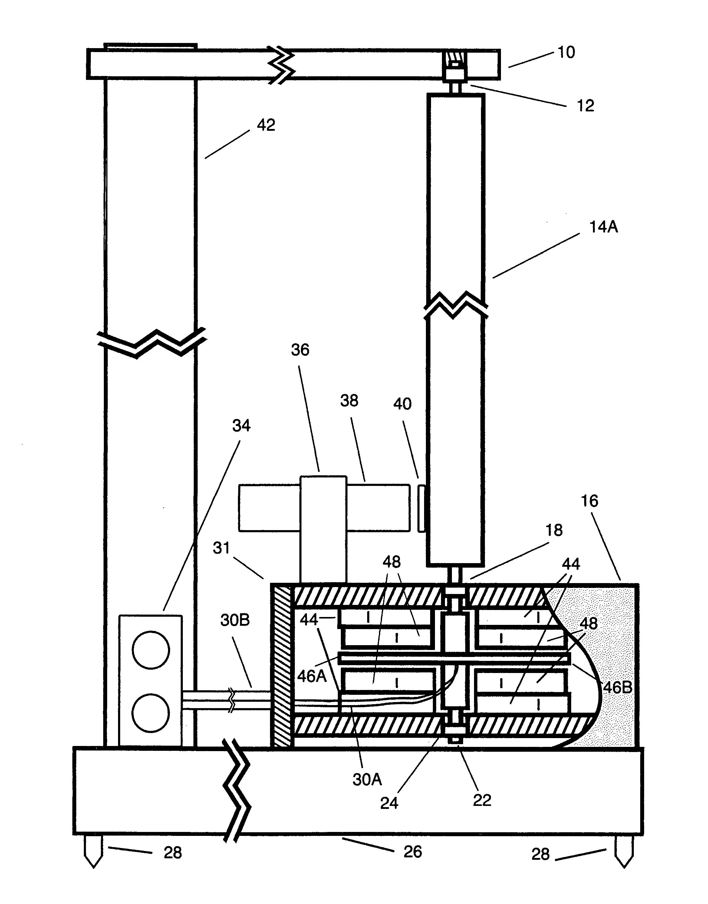 Diaphragm for full range boxless rotary loudspeaker driver