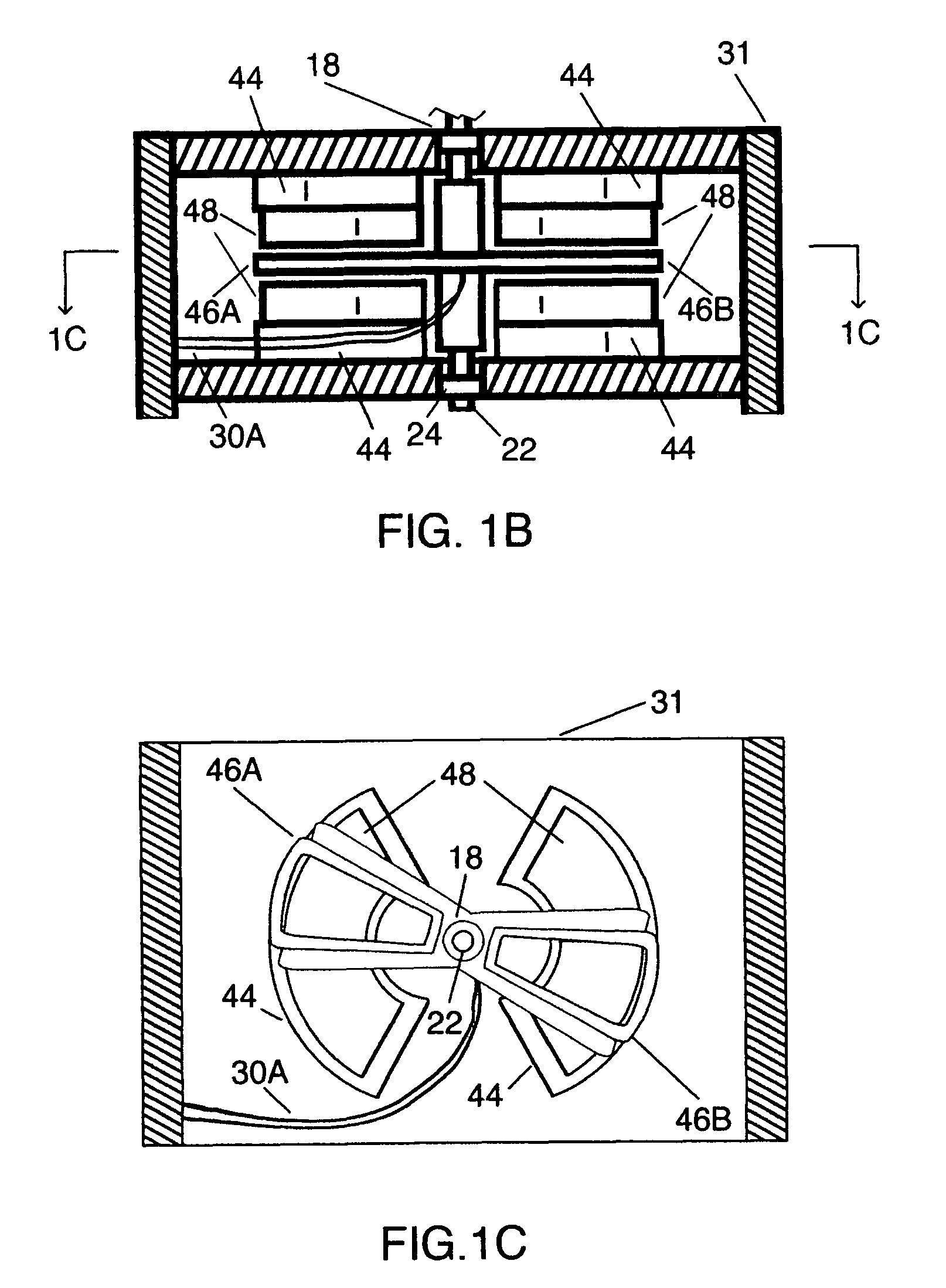 Diaphragm for full range boxless rotary loudspeaker driver