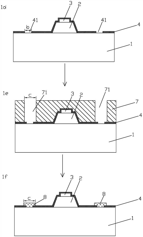 Structure for reducing b-c junction capacitance of heterojunction bipolar transistor and manufacturing method thereof