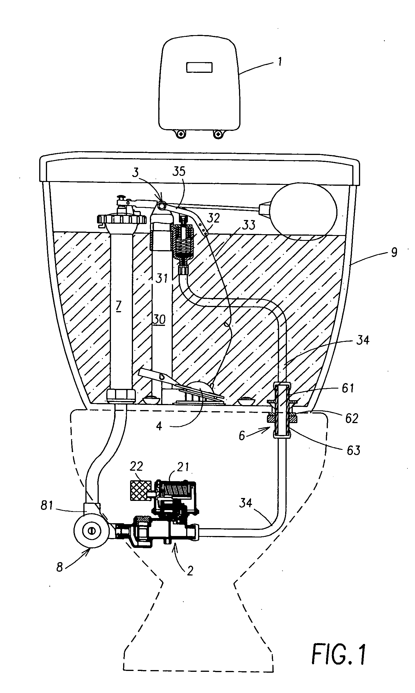 Toilet tank automatic flush apparatus