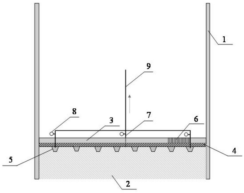 Method and structure for controlling water pressure of bottom plate in deep foundation pit bottom plate construction