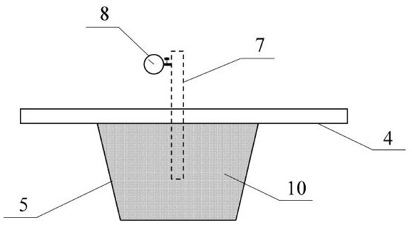 Method and structure for controlling water pressure of bottom plate in deep foundation pit bottom plate construction