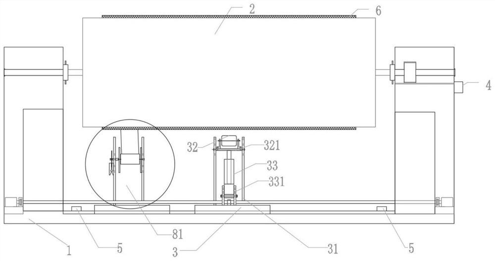 Polytetrafluoroethylene winding and demolding integrated machine