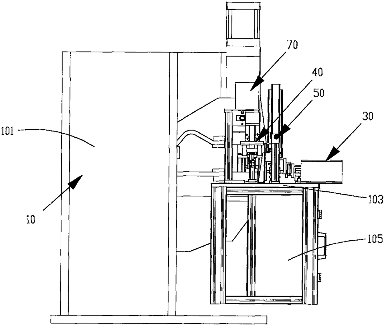 Automatic welding assembly line machine tool