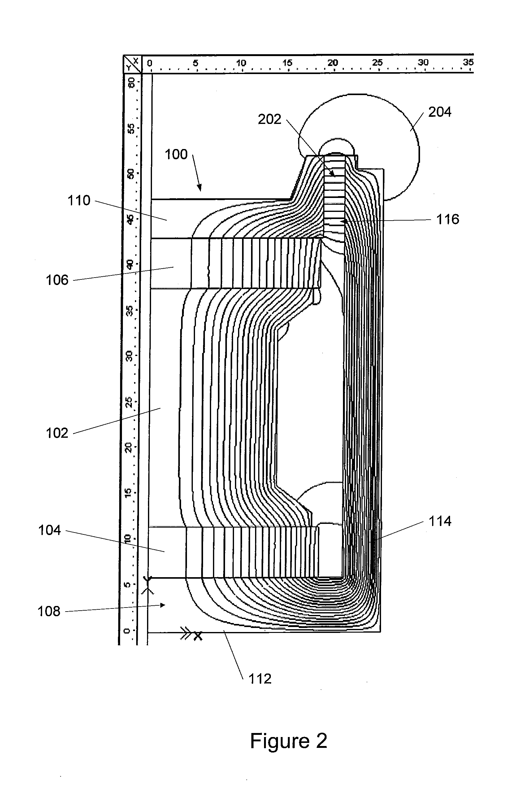 Split magnet loudspeaker