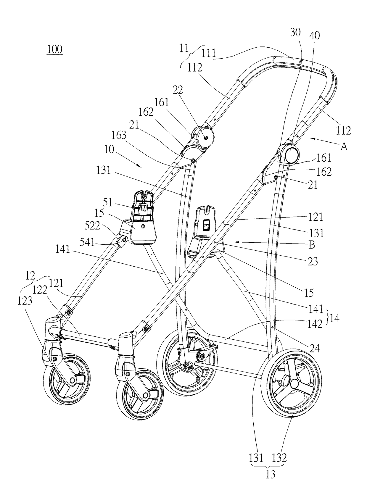 Foldable stroller