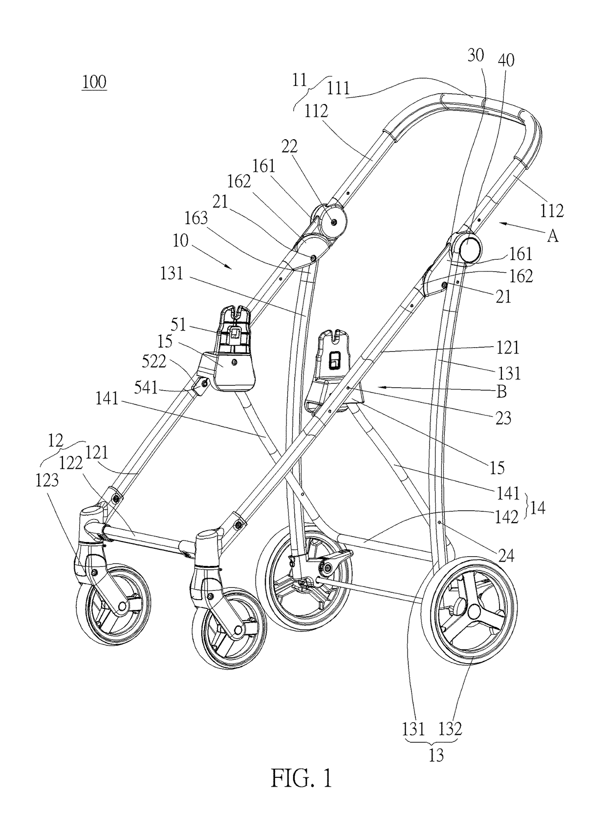 Foldable stroller