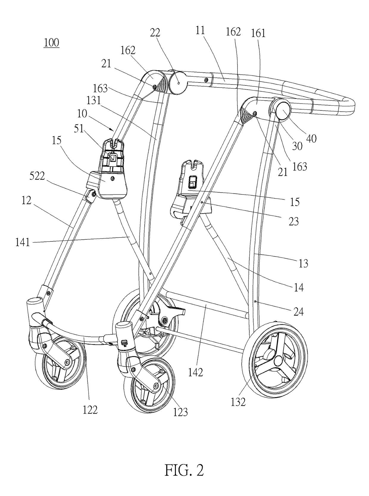 Foldable stroller