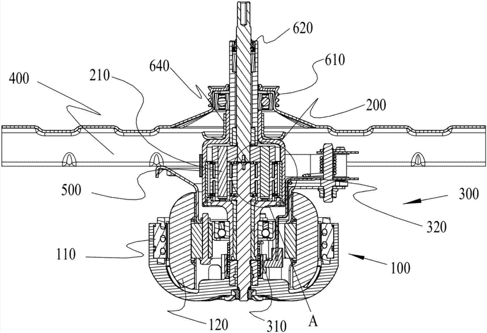 Clutch mechanism used for washing machine driving system and washing machine driving system