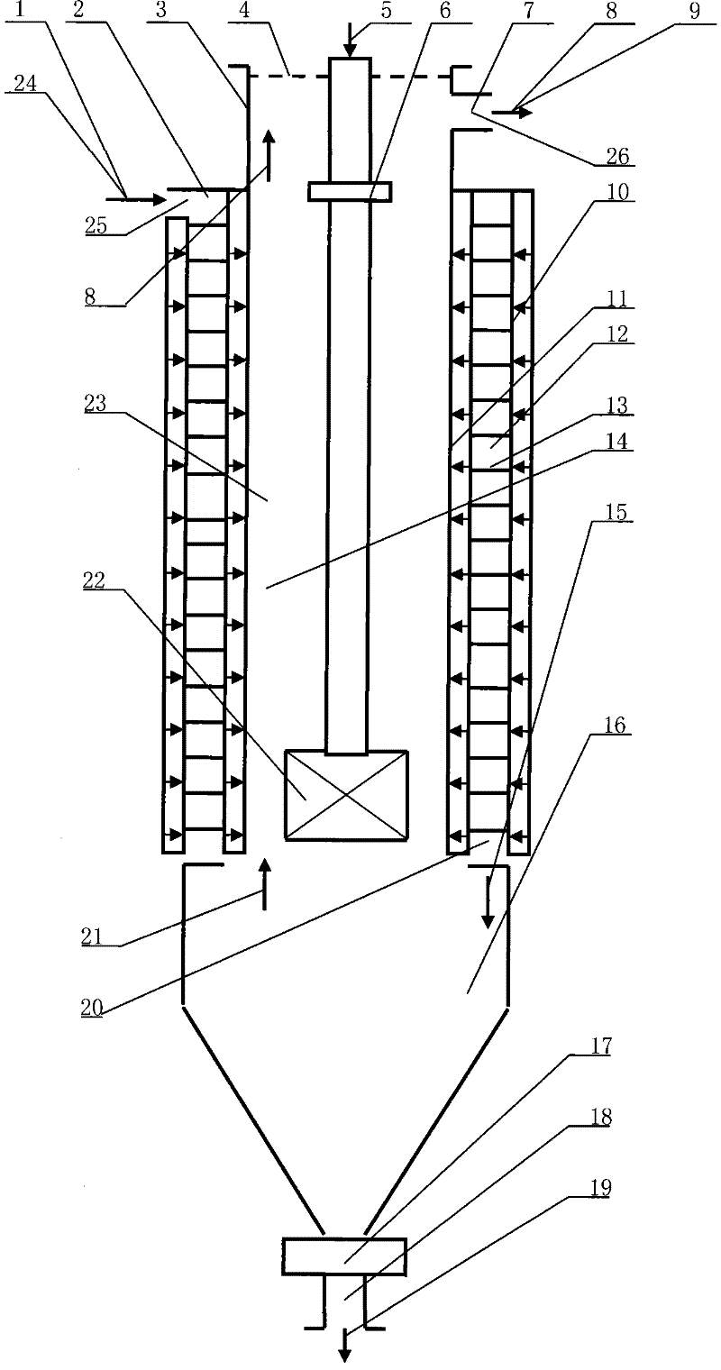 Wet zinc metallurgical ultrasound purification method, device and use