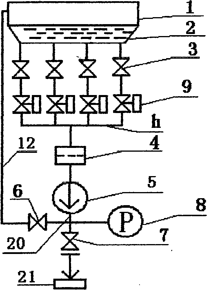 Condenser condensed water sampling device separator for water and vapor