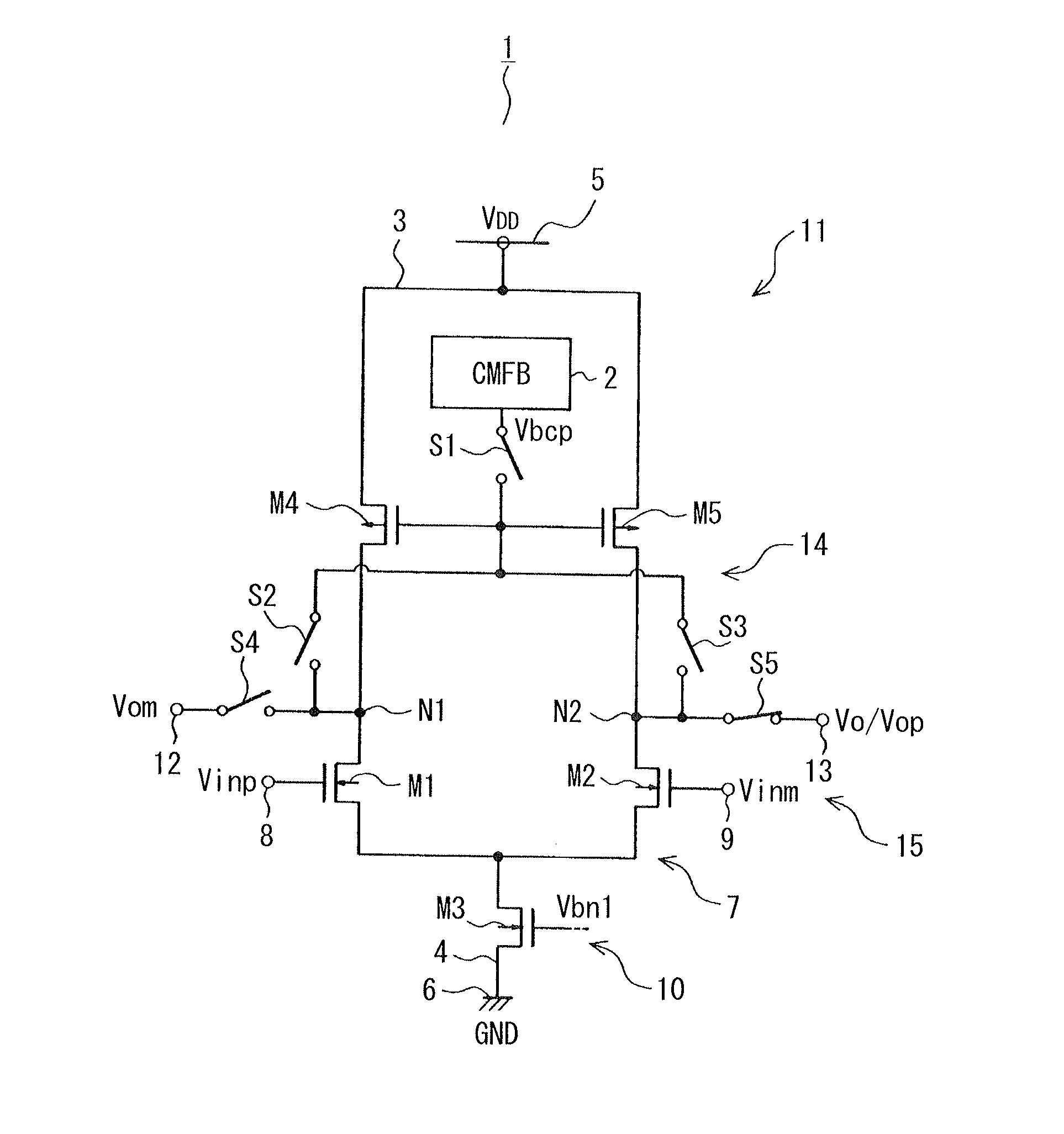 Amplifier circuit, signal processor circuit, and semiconductor integrated circuit device