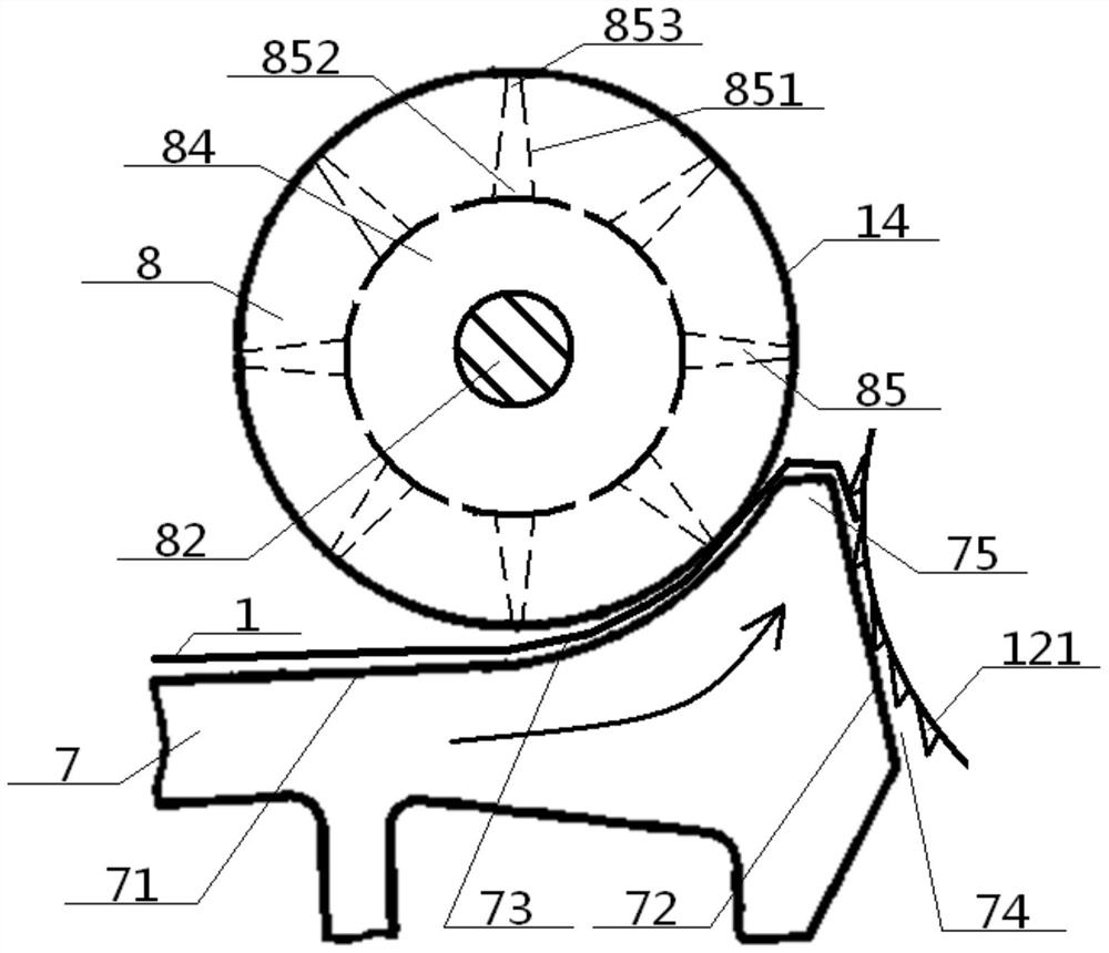 Spinning device and spinning process for ultra-long ultra-fine polyester yarn