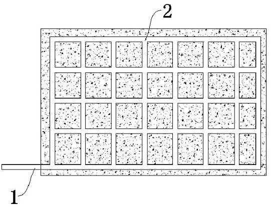 Water seepage system for sponge city