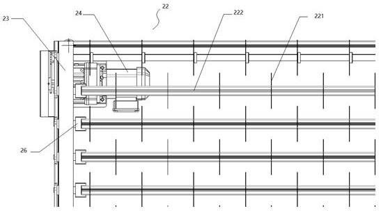 Glue dipping and conveying system for fiberglass mesh cloth