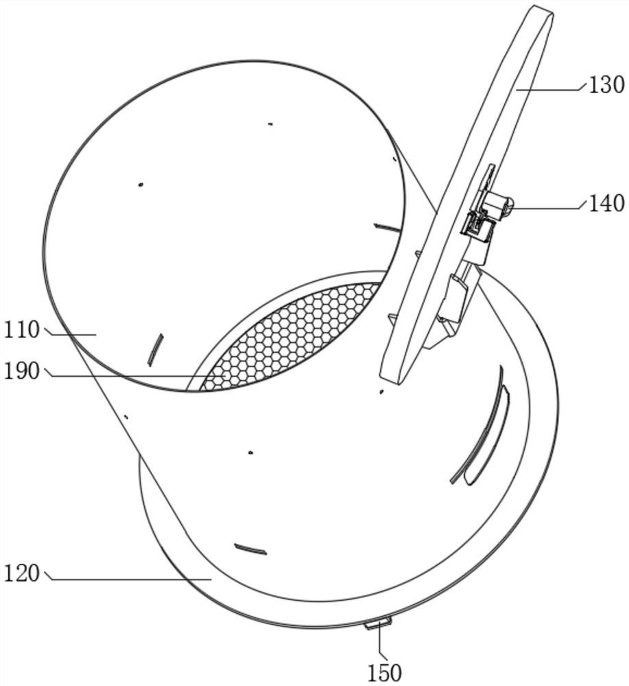 Drying device for extracting human chorionic gonadotropin from human urine and extraction method