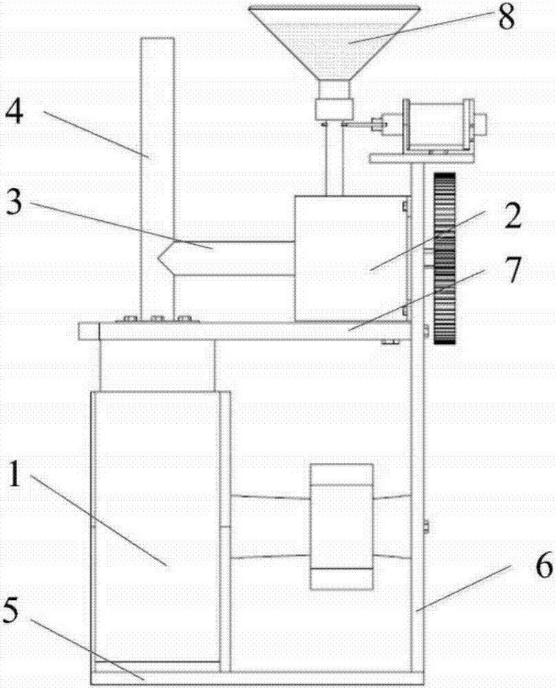 Cold fireworks spraying equipment