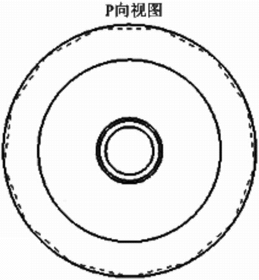 Three-axis numerically-controlled milling machine milling method and device for semi-open type impeller of variable-cross-section twisted blades