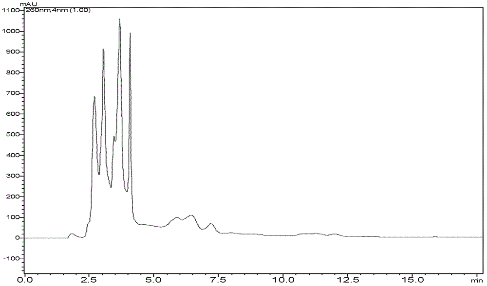 Method for separating and purifying cordycepin by utilizing high-speed counter-current chromatography