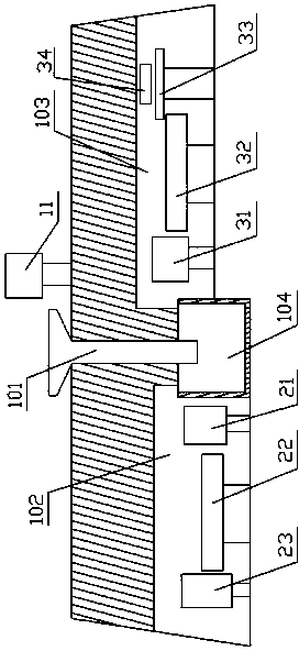 Device for filling roadway