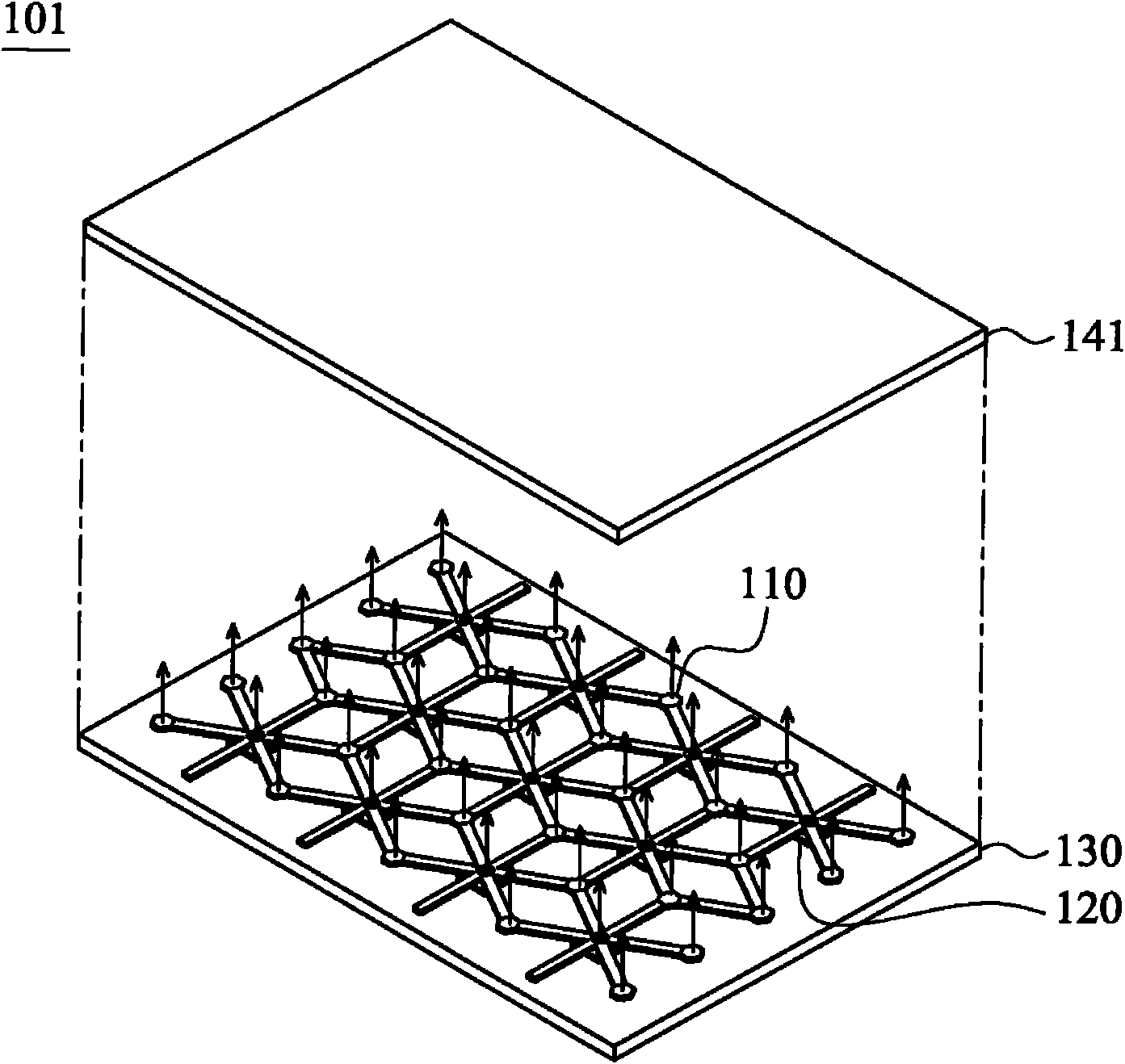 Backlight module, area light source module and light guide grid structure