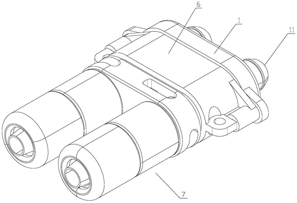 Quick connector for water heating machine